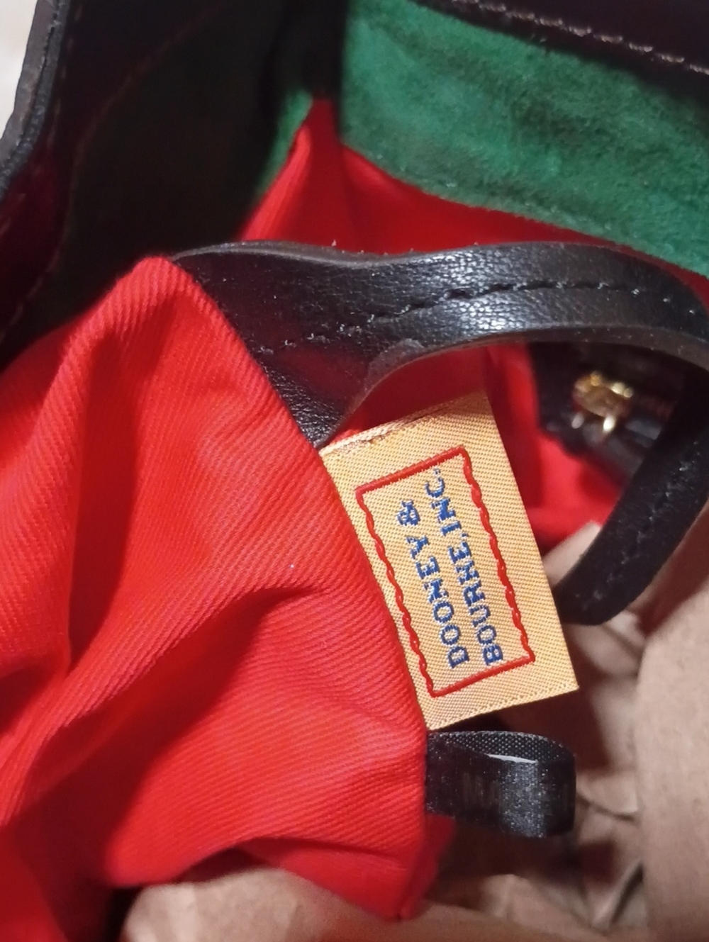 Dooney & Bourke Florentine Leather Toggle satchel bag - Picture 13 of 17